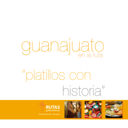 folleto gto - Rutas Gastronómicas
