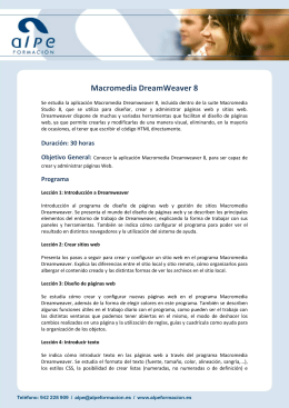 Macromedia DreamWeaver 8