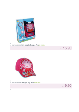 Peppa Pig Gadget e Merchandising OCST-04
