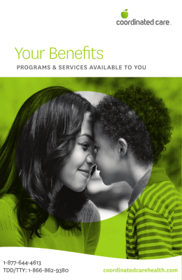 Your Benefits - Coordinated Care Health