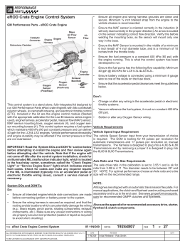 19244807 27 1 GM eROD Crate Engine Control System