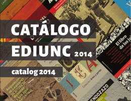 Catálogo 2014 -edición impresa bilingüe