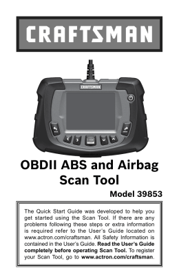 OBDII ABS and Airbag Scan Tool