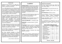 nota demográfica cajamarca, año 2005