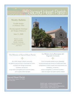 English/Spanish - Sacred Heart Parish