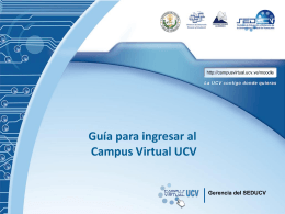 2. - Campus Virtual UCV - Universidad Central de Venezuela