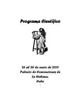 Programa Científico - portal Educativo de Cuba