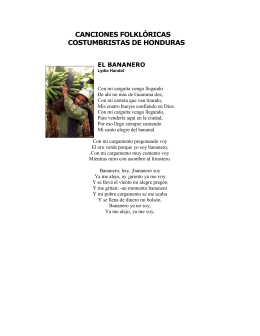 CANCIONES FOLKLÓRICAS COSTUMBRISTAS DE HONDURAS