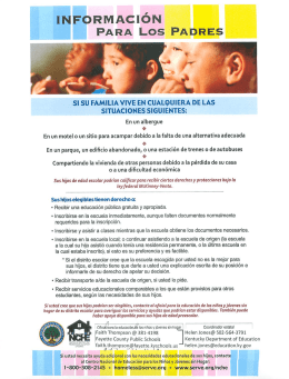 Servicios - Fayette County Public Schools