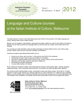 Language and Culture courses
