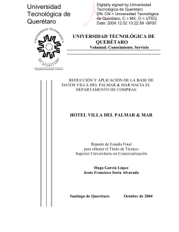 proveedor 1 - Universidad Tecnológica de Querétaro