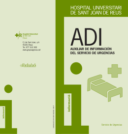 m - Hospital Universitari Sant Joan de Reus