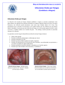 Candidiasis o Muguet - The American Academy of Oral Medicine