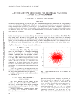 a possible local diagnostic for the milky way dark matter halo triaxiality