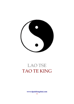 LAO TSE TAO TE KING
