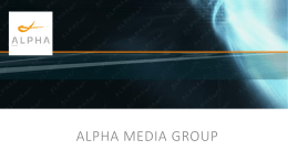 Ver presentación - Alpha Media Group