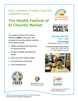 The Health Festival of El Charrito Market