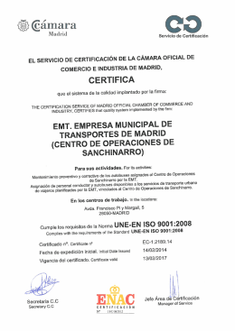 @ámara - EMT Madrid