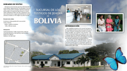 Sucursal de los Testigos de Jehová de Bolivia