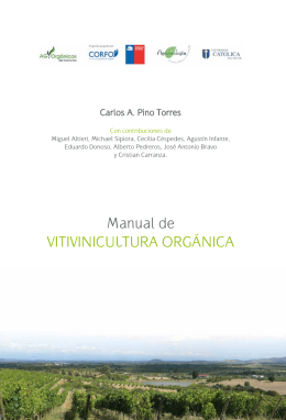 Manual de Vitivinicultura Orgánica - Carlos Pino Torres