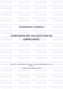Información ley de transparencia - Confederación Vallisoletana de