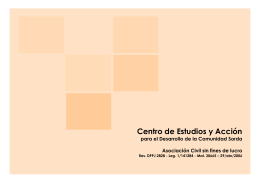 Centro de Estudios y Acción para el Desarrollo de la Comunidad