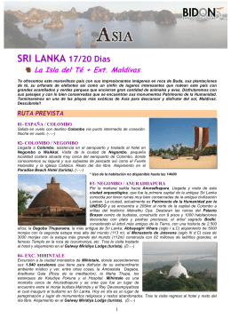 Sri Lanka. Isla del Te