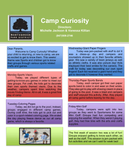 Camp Curiosity