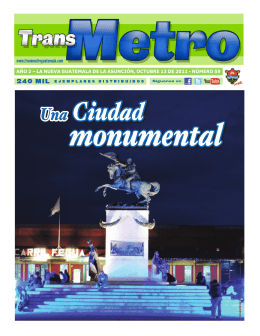 Una Ciudad - Transmetro - Municipalidad de Guatemala
