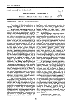 Simbolismo y bestiarios. - Sociedad Entomológica Aragonesa