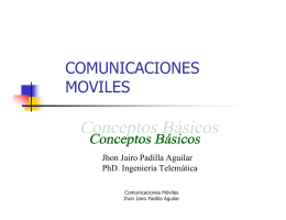 COMUNICACIONES MOVILES - de Jhon Jairo Padilla Aguilar