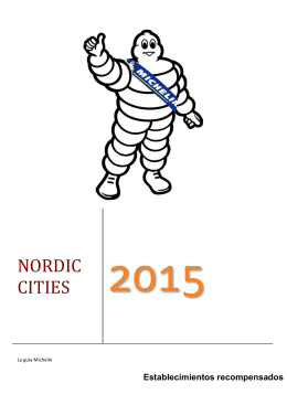 NORDIC CITIES - Michelin espacio prensa