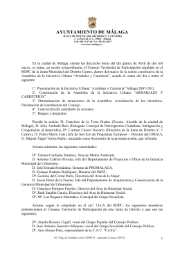Acta - Servicio de Programas