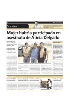 Mujer habría participado en
