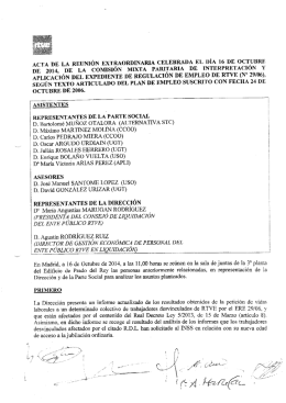 de 2014, de la comisión mixta paritaria de interpretación