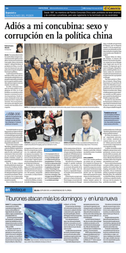 Adiós a mi concubina: sexo y corrupción en la política