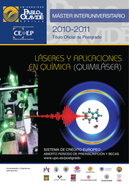 Láseres y Aplicaciones en Química