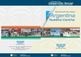 Argentina Nuestra Cancha (folleto)