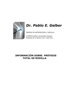 Folleto PTR - Dr. Pablo E. Gelber