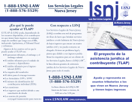 TLAP Brochure in Spanish
