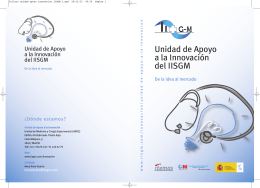 folleto unidad apoyo innovacion IISGM 2.qxd