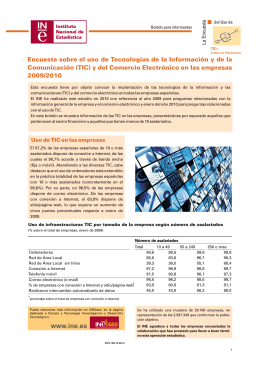 Folleto encuesta sobre Innova... - Instituto Nacional de Estadistica.