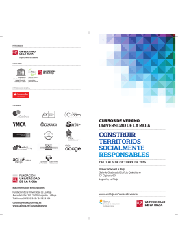 Descargar folleto - Fundación Universidad de La Rioja