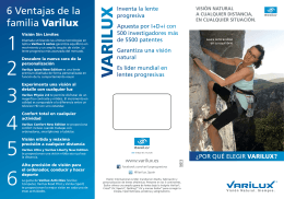 Folleto Varilux Generico 2013.indd