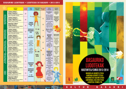 Ludotekas 2013-14 Folleto