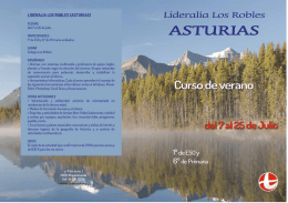 Folleto Asturias