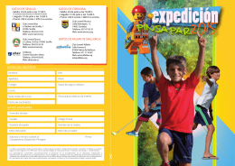 EXPEDICIÓN PINSAPAR 2015 folleto