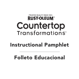 Instructional Pamphlet Folleto Educacional