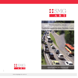 z0078 - folleto conduccion segura de motos, bicis y autos