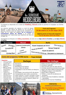 folleto heidelberg 2.. - Programas Internacionales